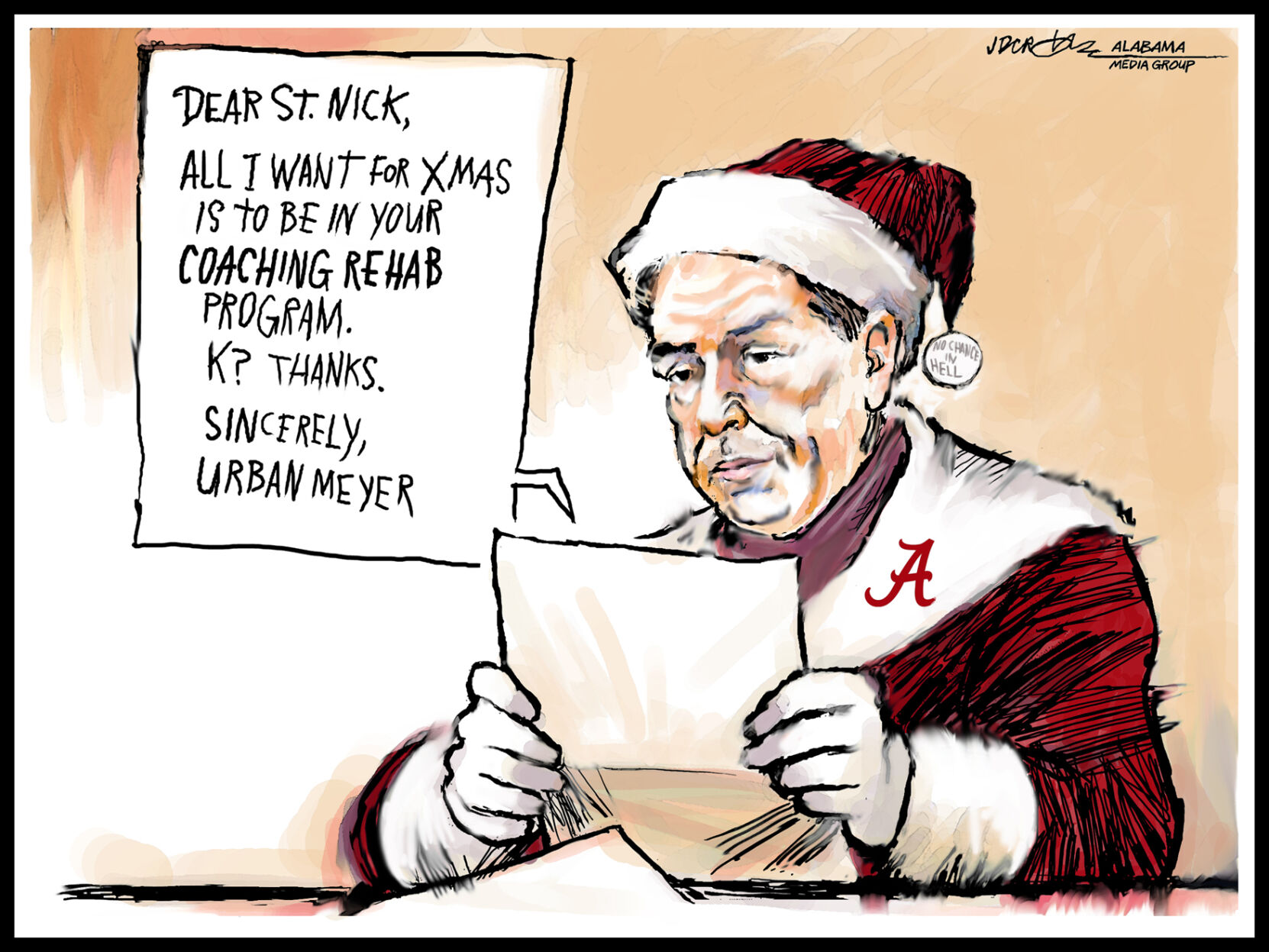 Urban Meyer’s letter to Nick Saban